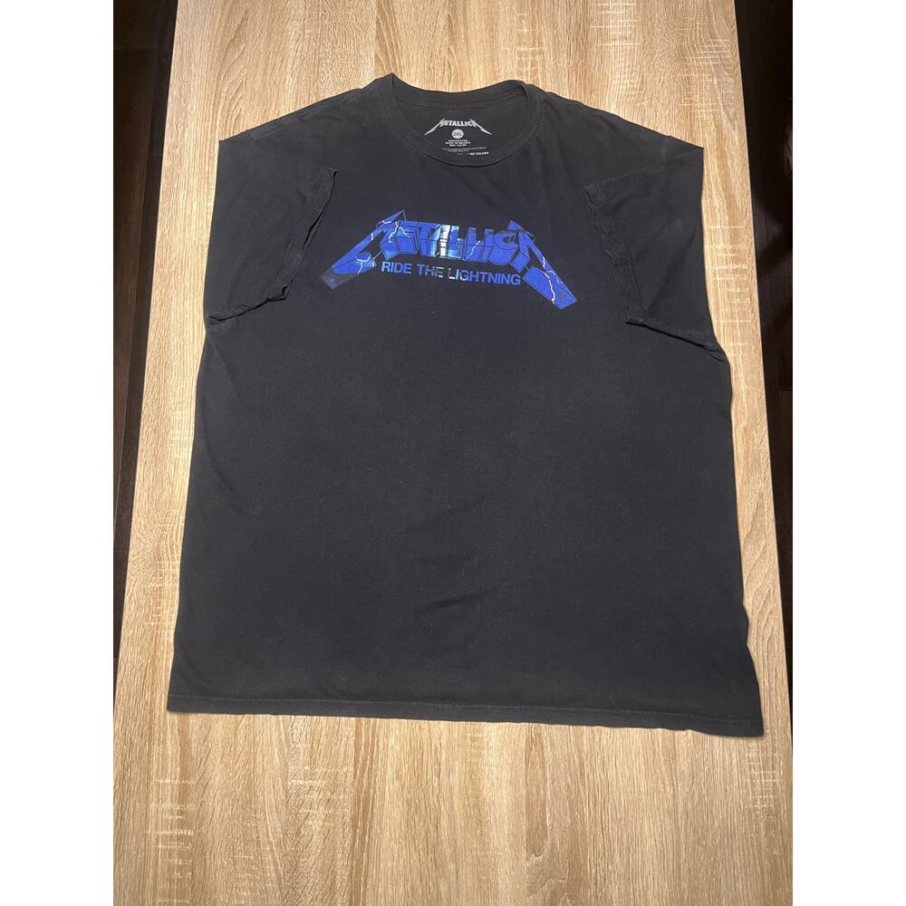 Metallica Ride The Lightning Black 2XL Mens Band Metal TShirt